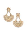Antiqe Chandbali indian New Sparkly Designer For Party And Functions Latest Earrings Collection 1814
